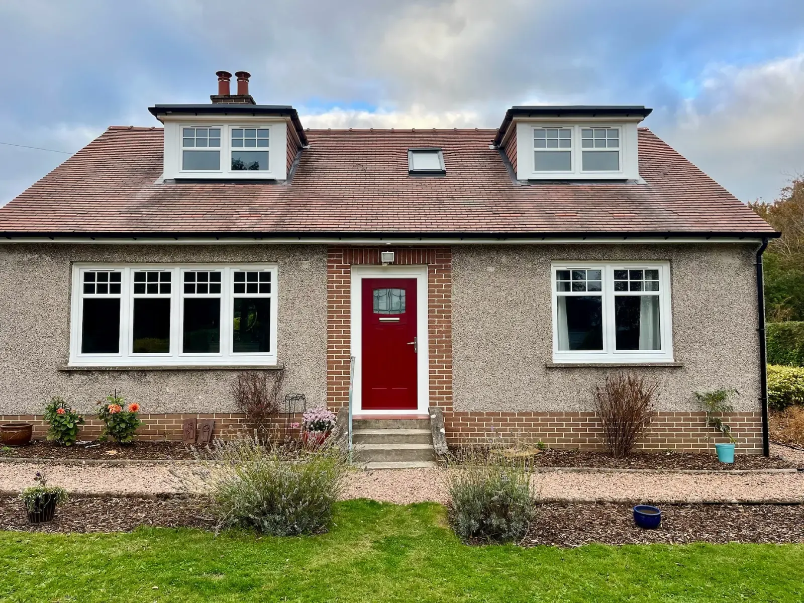 uPVC tilt-and-turn-style window installation, Dundee